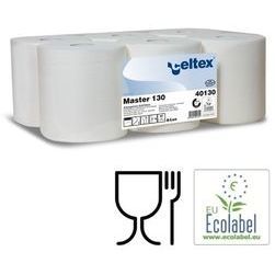 * Celtex roku dvieļi  Master 130m 2sl. balti, d.19, h21 (6/264)