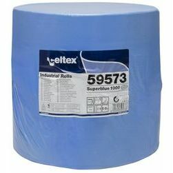 Celtex industriālais papīrs Superblue 3 kārtas 360m 1000 loksnes zils (1/36) $