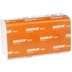 Katrin Basic Non stop M2 papīra dvieļi loksnēs 2 kārtas 135loksnes 20.3x25.5cm pelēki (18/810)