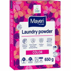 MAYERI All-Care Color veļas pulveris 650g (6/576)