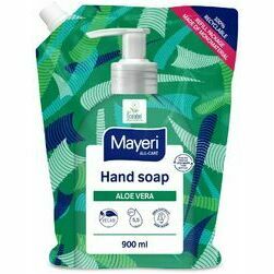 MAYERI All-Care šķidrās ziepes Alveja 900ml uzpildes iepakojums (8/384)