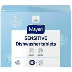 Mayeri Sensitive tabletes trauku mazgājamai mašīnai 40gab (6/504) (LV)