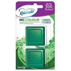 Tabletes tualetes poda tvertnei WC Colour Green Forest 2gab (24) # (LV)