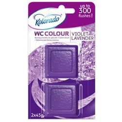 Tabletes tualetes poda tvertnei WC Colour Lavender 2gab (24) # (LV)