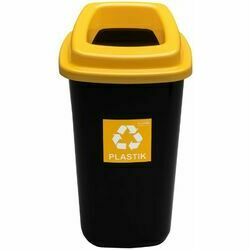 Waste bin 28L SORT BIN yellow for plastic