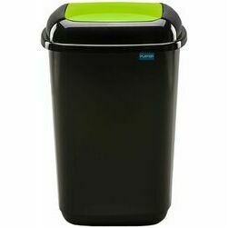Waste bin 45L Quatro green for glass