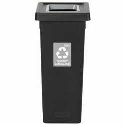 Waste bin 53L FIT BIN BLACK black for other waste