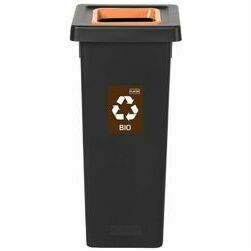 Waste bin 53L FIT BIN BLACK brown for bio waste