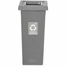 Waste bin 53L FIT BIN GREY grey for other waste