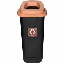 Waste bin 90L SORT BIN brown for bio waste