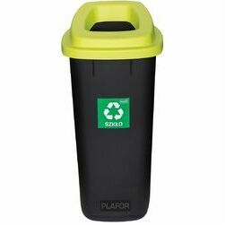 Waste bin 90L SORT BIN green for glass