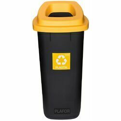 Waste bin 90L SORT BIN yellow for plastic